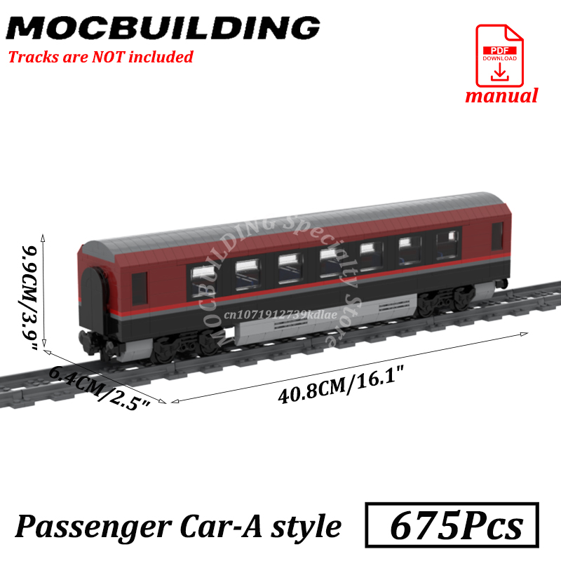 RJ Train Engine Model MOC Buil – Model Kit Engine recenzja i cena